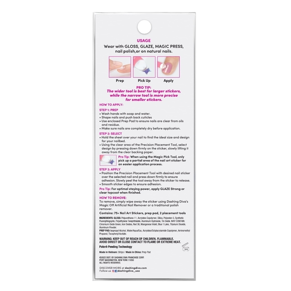 *3/15* NEW Dashing Diva Halloween Magic Pick 3D Nail Art Stickers Pumpkin Patch - Picture 4 of 5